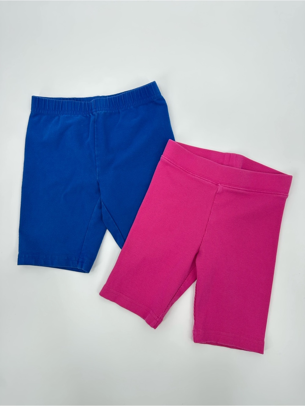 Hanna Andersson Pink & Blue Biker Shorts Set Size 5 Years